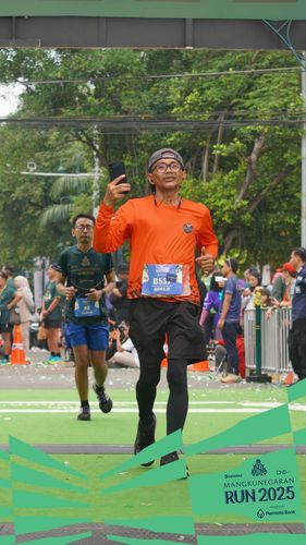 Race photo from Mangkunegaran Run 2025