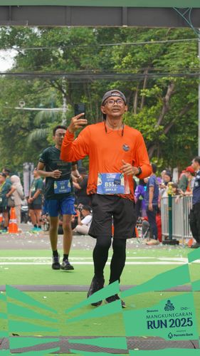 Race photo from Mangkunegaran Run 2025
