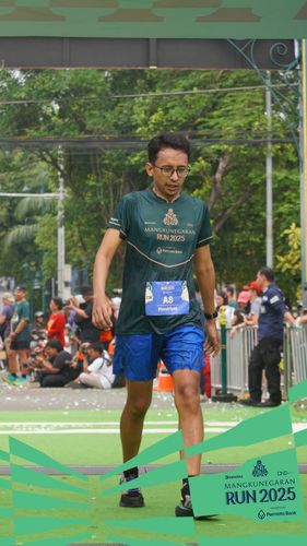 Race photo from Mangkunegaran Run 2025