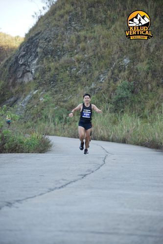 Race photo from Kelud Vertical Challenge 2024