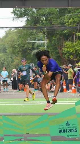 Race photo from Mangkunegaran Run 2025