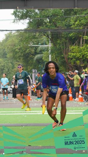 Race photo from Mangkunegaran Run 2025