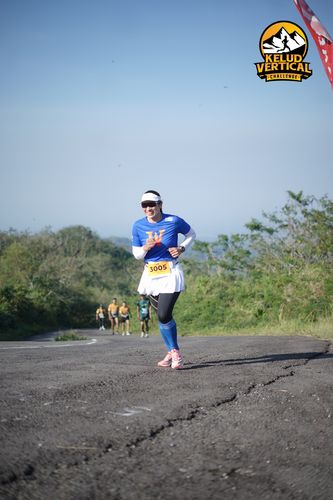 Race photo from Kelud Vertical Challenge 2024