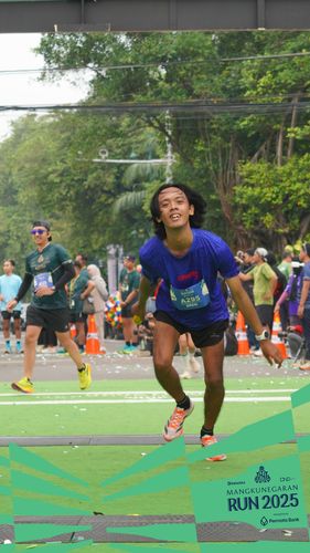 Race photo from Mangkunegaran Run 2025