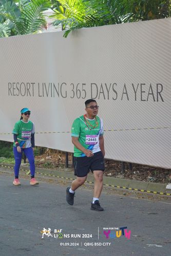 Race photo from BAF LIONS RUN 2024