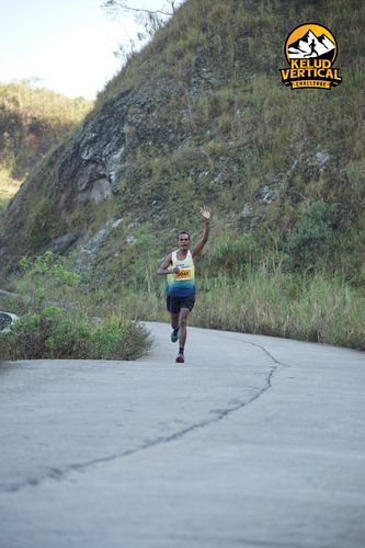 Race photo from Kelud Vertical Challenge 2024
