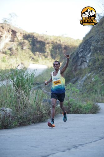 Race photo from Kelud Vertical Challenge 2024