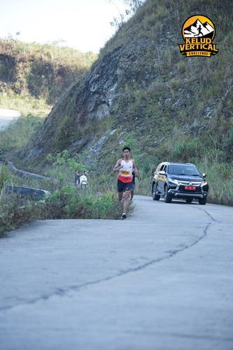 Race photo from Kelud Vertical Challenge 2024
