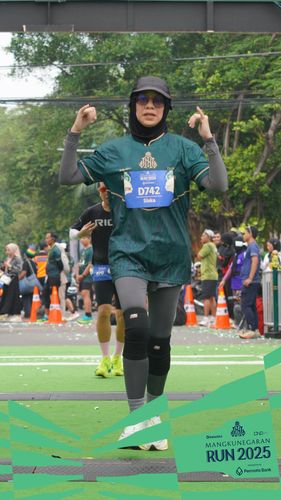 Race photo from Mangkunegaran Run 2025