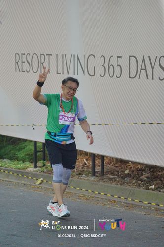 Race photo from BAF LIONS RUN 2024
