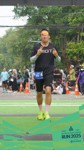 Race photo from Mangkunegaran Run 2025