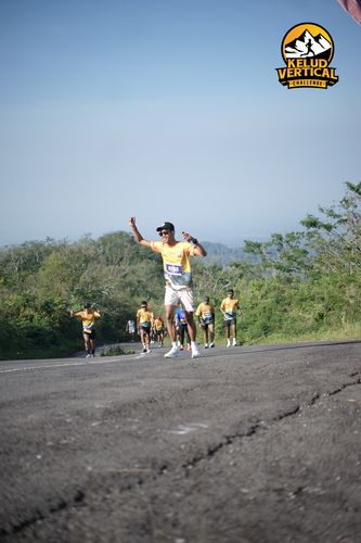 Race photo from Kelud Vertical Challenge 2024
