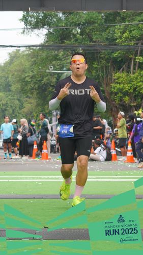 Race photo from Mangkunegaran Run 2025