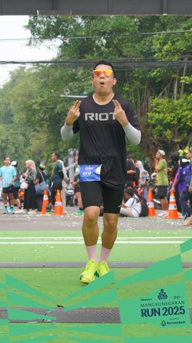 Race photo from Mangkunegaran Run 2025