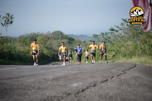 Race photo from Kelud Vertical Challenge 2024