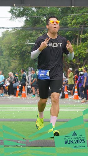 Race photo from Mangkunegaran Run 2025