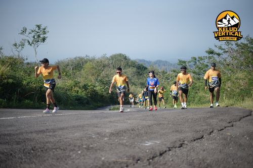 Race photo from Kelud Vertical Challenge 2024
