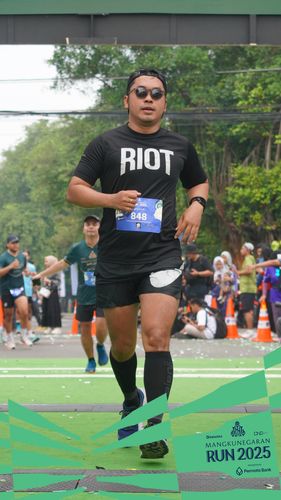 Race photo from Mangkunegaran Run 2025
