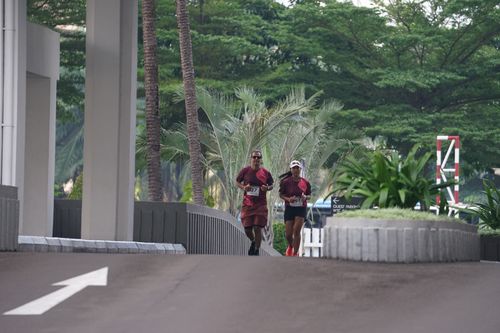Race photo from Assurance Fun Run 2024