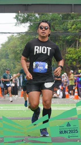 Race photo from Mangkunegaran Run 2025