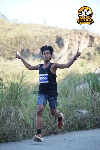 Race photo from Kelud Vertical Challenge 2024