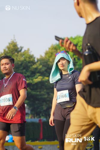 Race photo from Nu Skin Run 10K