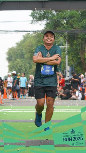 Race photo from Mangkunegaran Run 2025