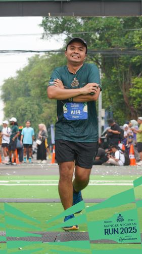Race photo from Mangkunegaran Run 2025