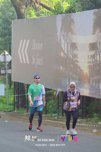 Race photo from BAF LIONS RUN 2024