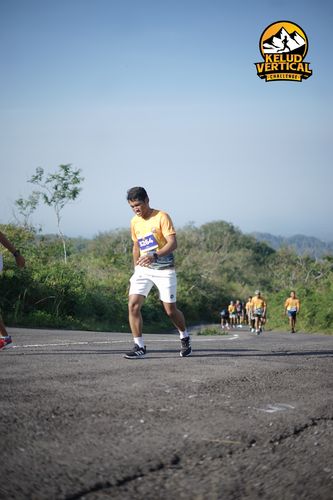 Race photo from Kelud Vertical Challenge 2024
