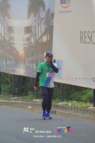 Race photo from BAF LIONS RUN 2024