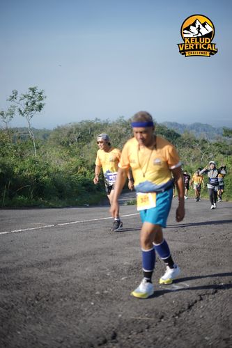 Race photo from Kelud Vertical Challenge 2024