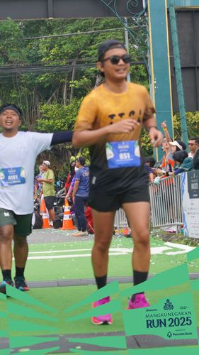 Race photo from Mangkunegaran Run 2025