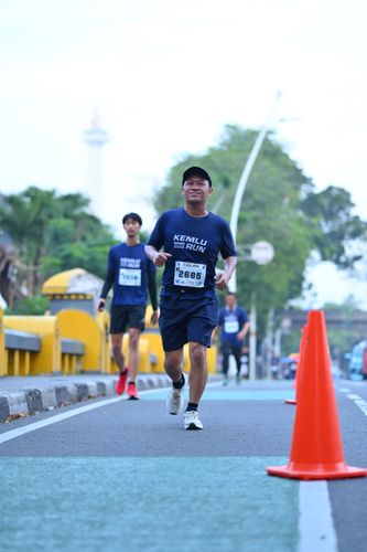 Race photo from KEMLU RUN 2025