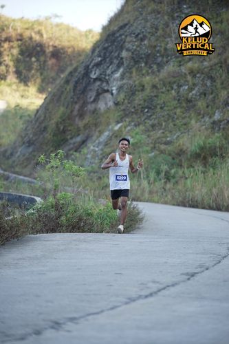 Race photo from Kelud Vertical Challenge 2024