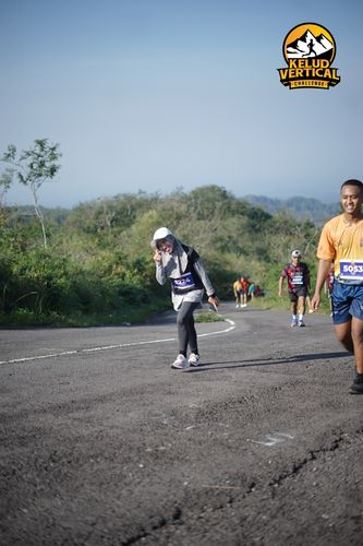 Race photo from Kelud Vertical Challenge 2024