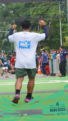 Race photo from Mangkunegaran Run 2025