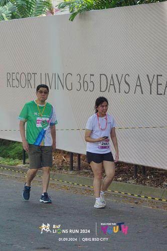 Race photo from BAF LIONS RUN 2024
