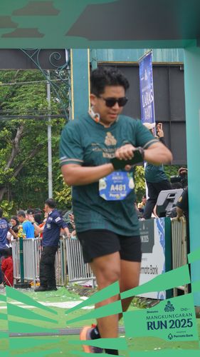 Race photo from Mangkunegaran Run 2025