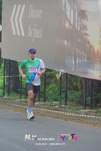 Race photo from BAF LIONS RUN 2024