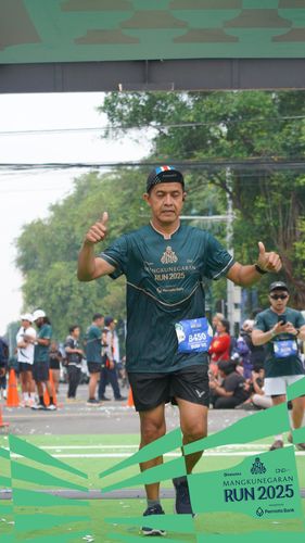 Race photo from Mangkunegaran Run 2025