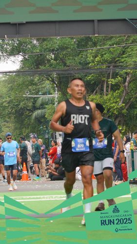 Race photo from Mangkunegaran Run 2025