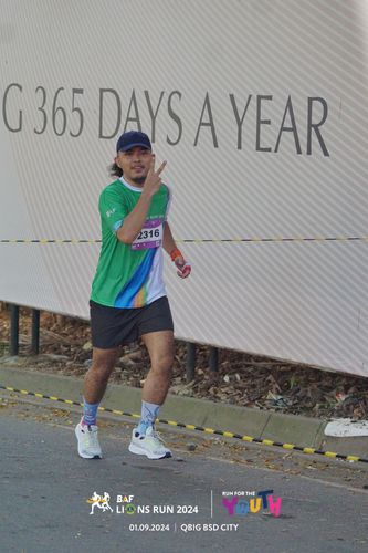 Race photo from BAF LIONS RUN 2024