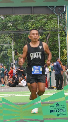 Race photo from Mangkunegaran Run 2025