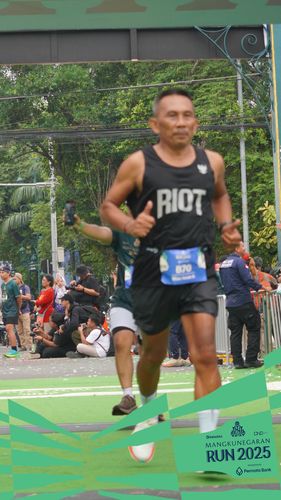 Race photo from Mangkunegaran Run 2025