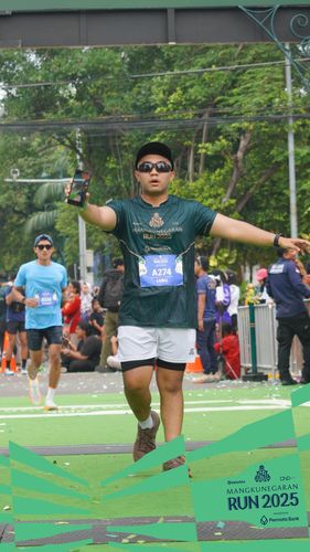 Race photo from Mangkunegaran Run 2025