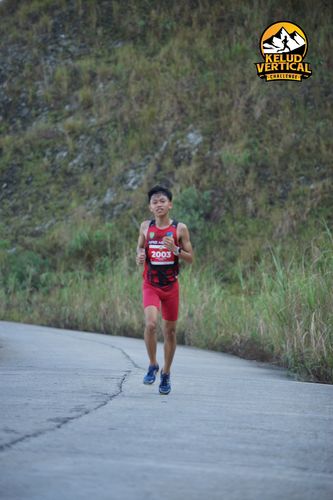 Race photo from Kelud Vertical Challenge 2024