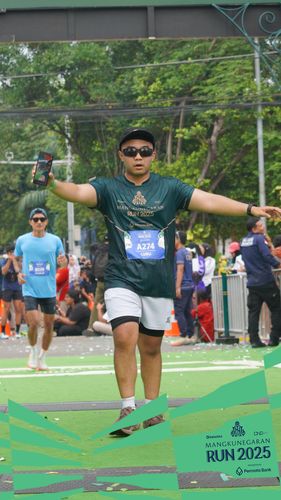 Race photo from Mangkunegaran Run 2025