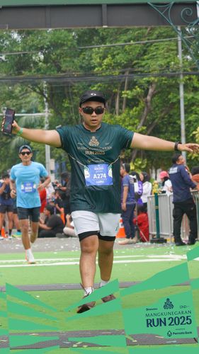 Race photo from Mangkunegaran Run 2025