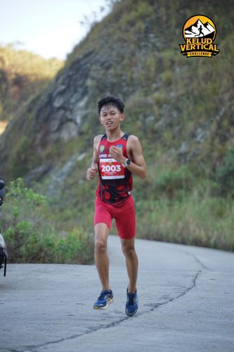 Race photo from Kelud Vertical Challenge 2024